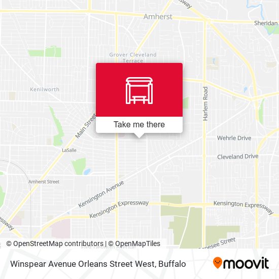Winspear Avenue Orleans Street West map