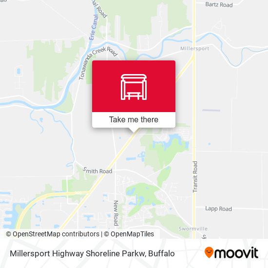 Millersport Highway Shoreline Parkw map