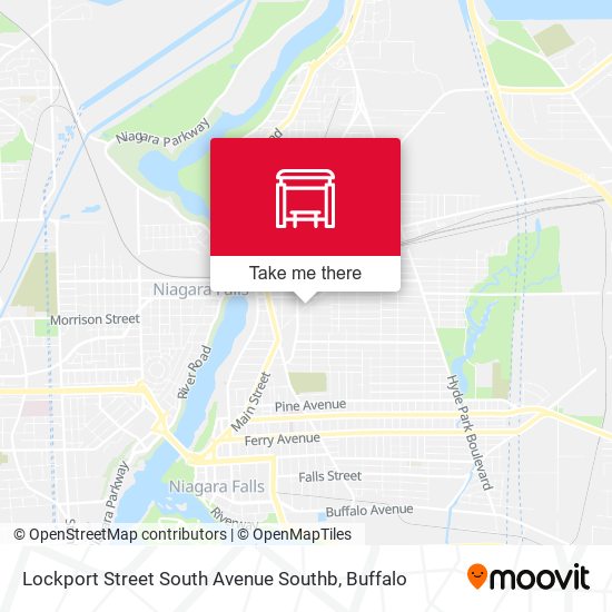 Lockport Street South Avenue Southb map