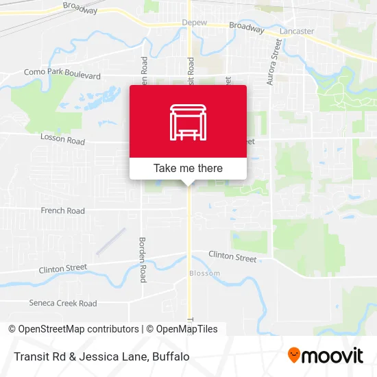 Transit Rd & Jessica Lane map