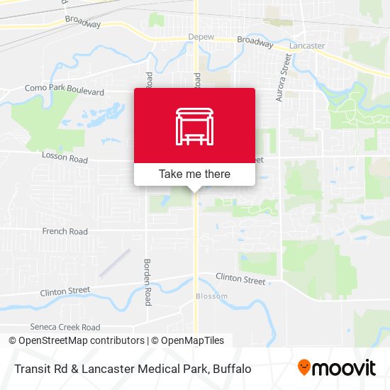 Transit Rd & Lancaster Medical Park map