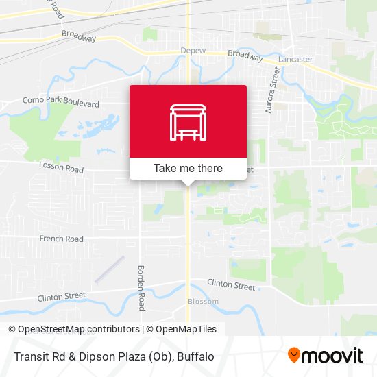 Transit Rd & Dipson Plaza (Ob) map