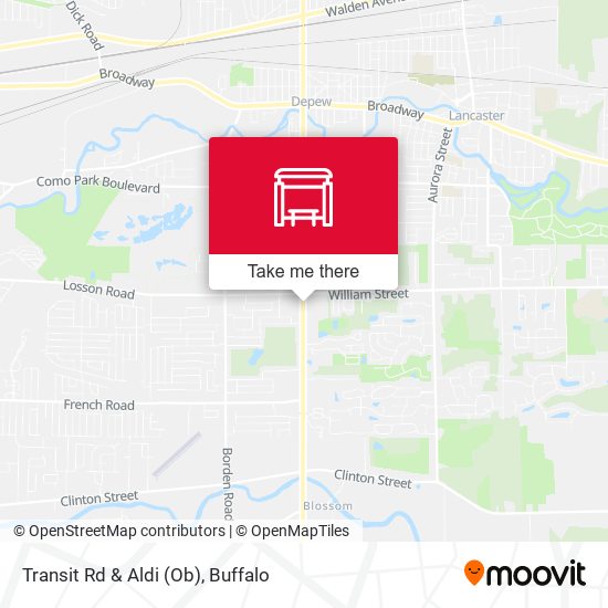 Transit Rd & Aldi (Ob) map