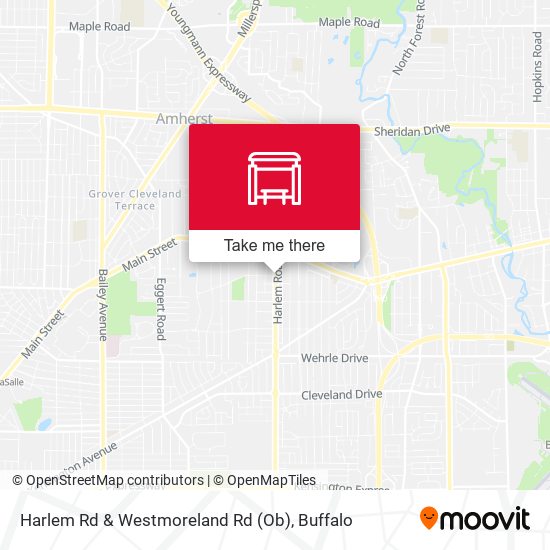 Mapa de Harlem Rd & Westmoreland Rd (Ob)