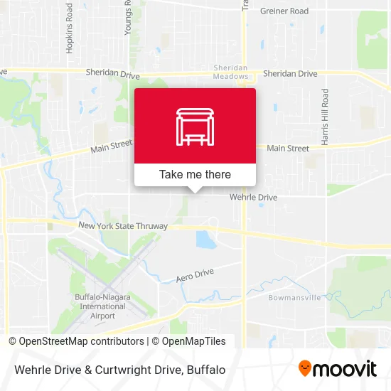 Wehrle Drive & Curtwright Drive map