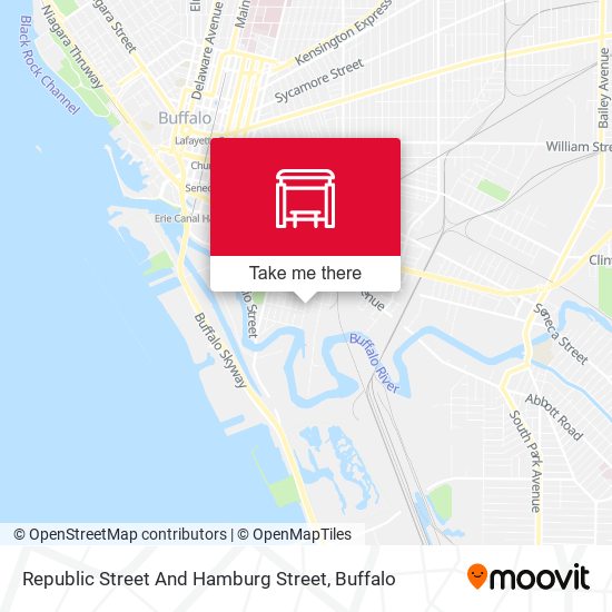 Mapa de Republic Street And Hamburg Street