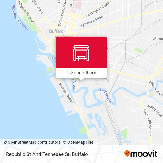 Republic St And Tennesee St map
