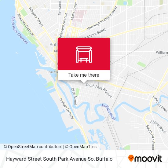 Hayward Street South Park Avenue So map