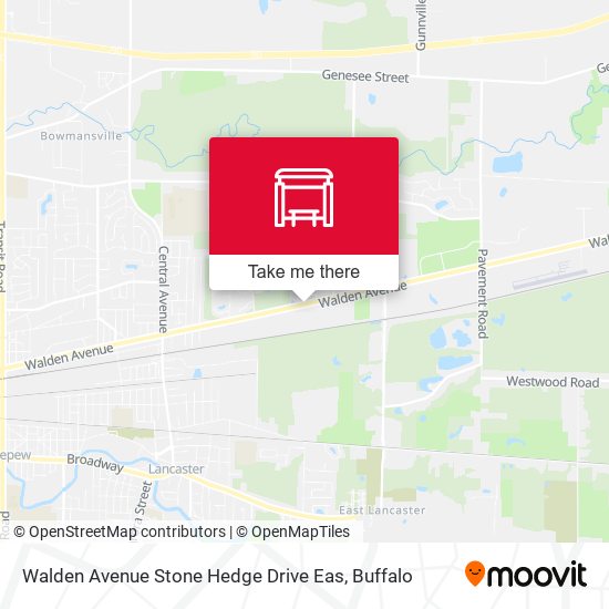 Mapa de Walden Avenue Stone Hedge Drive Eas