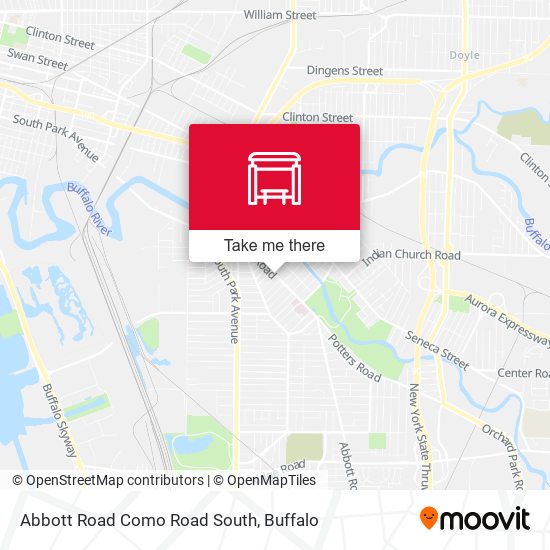 Mapa de Abbott Road Como Road South