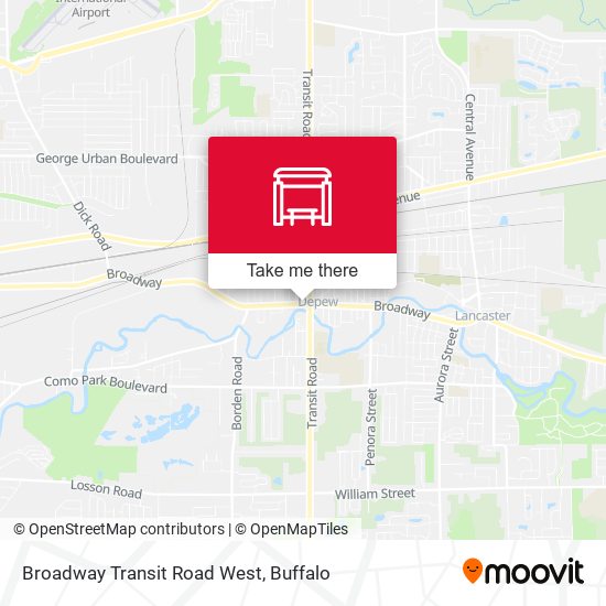 Mapa de Broadway Transit Road West