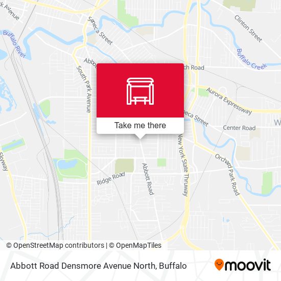 Mapa de Abbott Road Densmore Avenue North