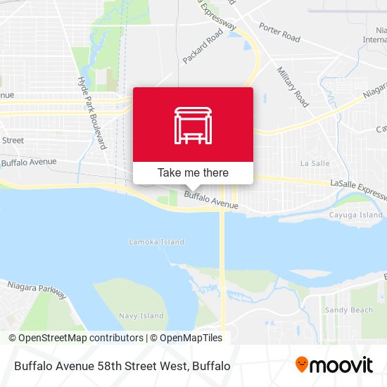 Buffalo Avenue 58th Street West map