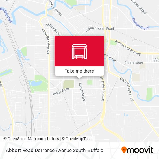 Abbott Road Dorrance Avenue South map