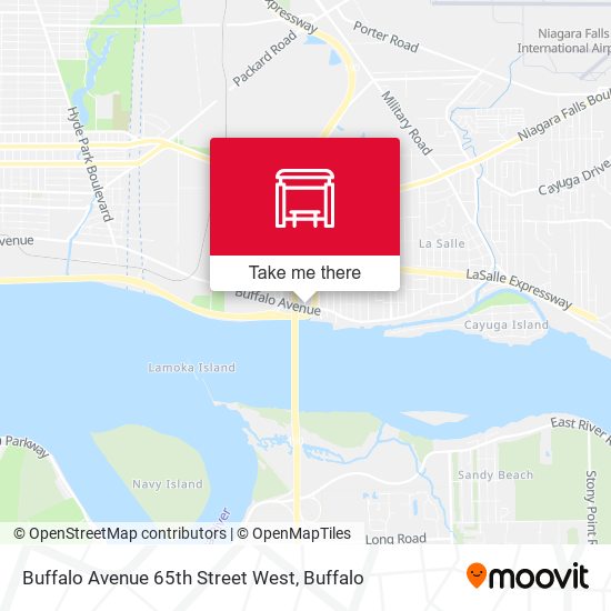 Buffalo Avenue 65th Street West map