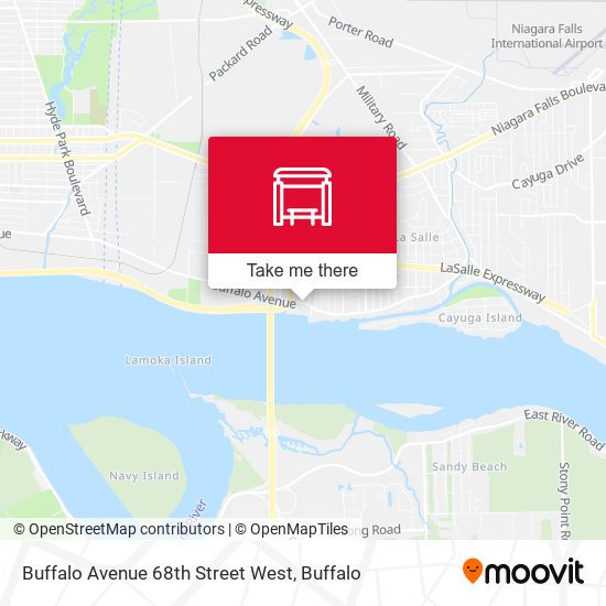 Buffalo Avenue 68th Street West map