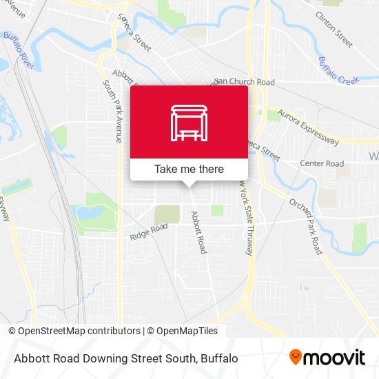 Abbott Road Downing Street South map
