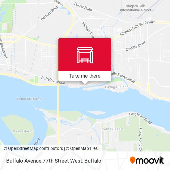 Buffalo Avenue 77th Street West map