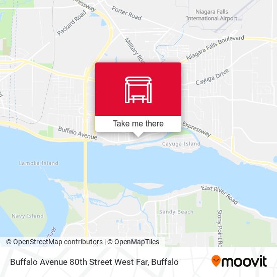 Buffalo Avenue 80th Street West Far map