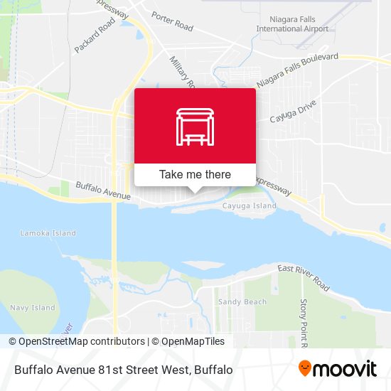 Buffalo Avenue 81st Street West map