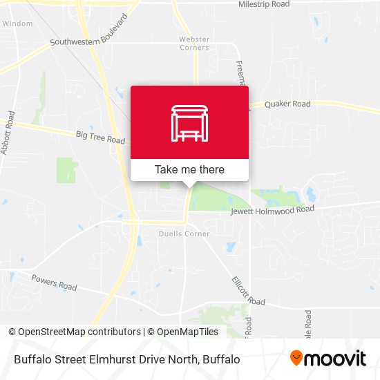Buffalo Street Elmhurst Drive North map