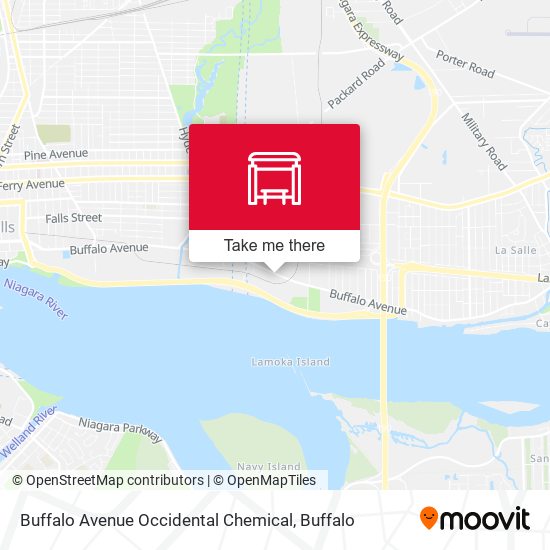 Buffalo Avenue Occidental Chemical map