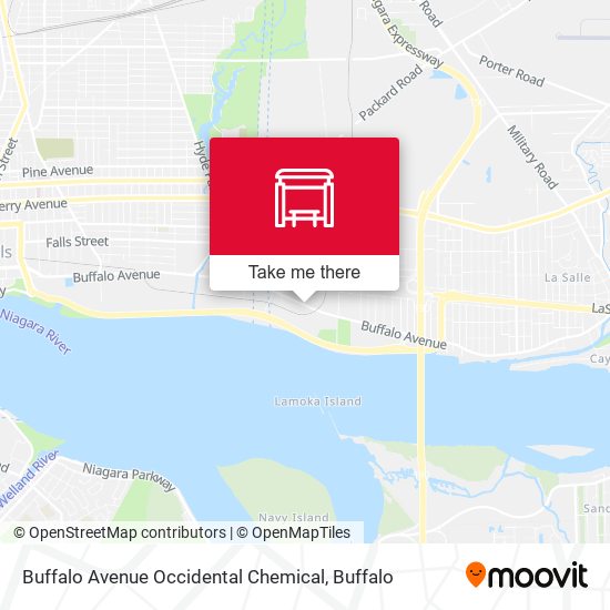 Buffalo Avenue Occidental Chemical map