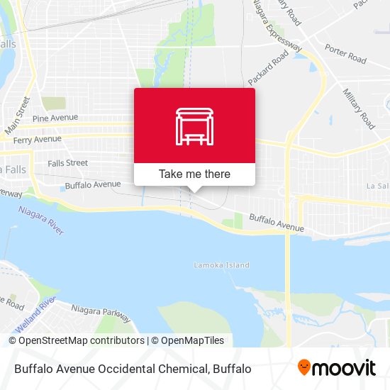 Buffalo Avenue Occidental Chemical map