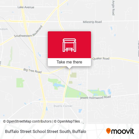 Buffalo Street School Street South map