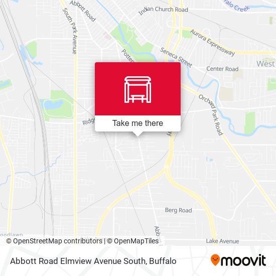 Abbott Road Elmview Avenue South map