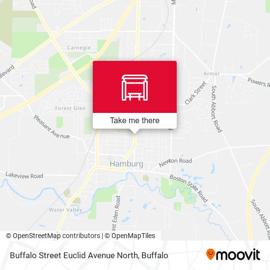 Mapa de Buffalo Street Euclid Avenue North