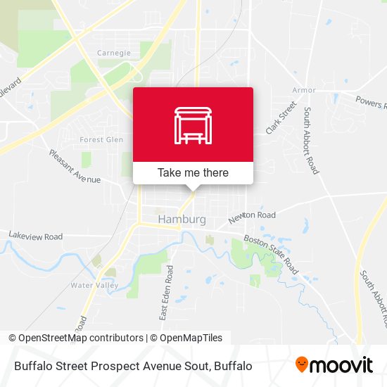 Buffalo Street Prospect Avenue Sout map