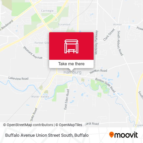 Mapa de Buffalo Avenue Union Street South