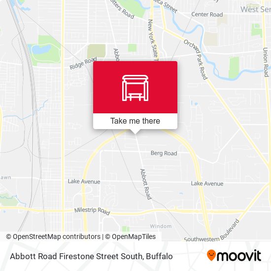 Mapa de Abbott Road Firestone Street South