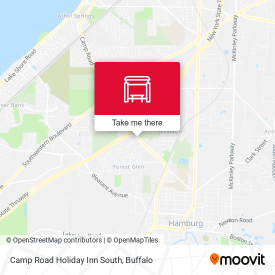 Mapa de Camp Road Holiday Inn South