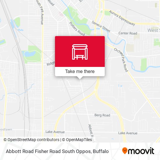 Mapa de Abbott Road Fisher Road South Oppos