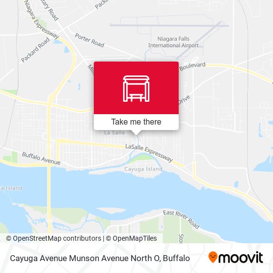 Mapa de Cayuga Avenue Munson Avenue North O