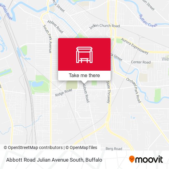 Mapa de Abbott Road Julian Avenue South