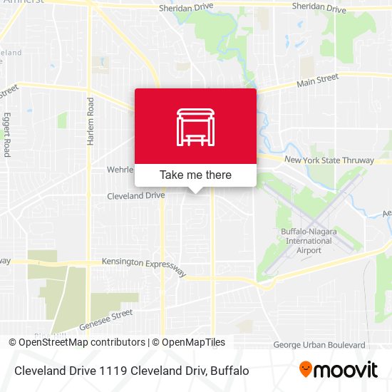 Cleveland Drive 1119 Cleveland Driv map