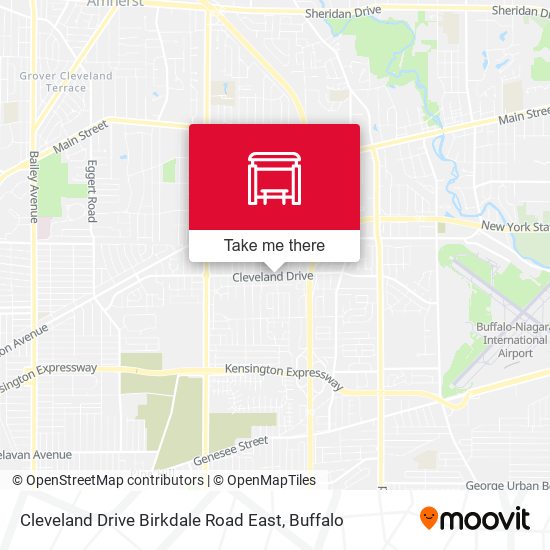 Mapa de Cleveland Drive Birkdale Road East