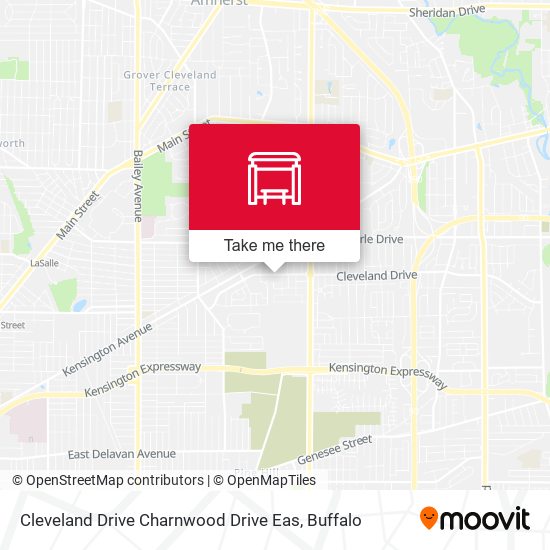 Mapa de Cleveland Drive Charnwood Drive Eas