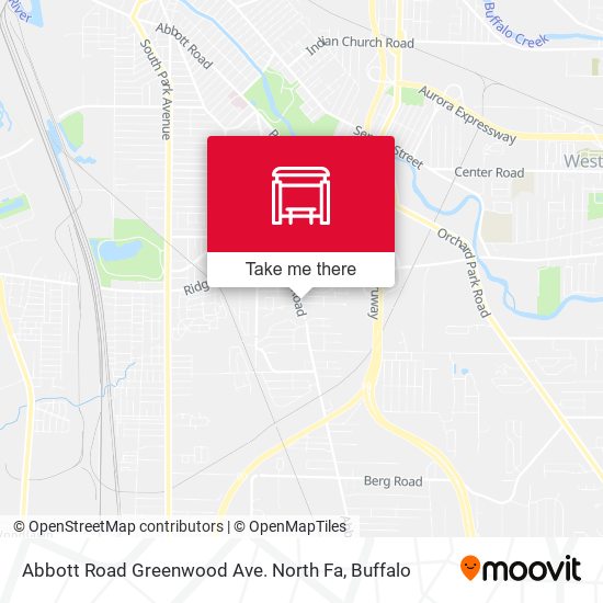 Abbott Road Greenwood Ave. North Fa map