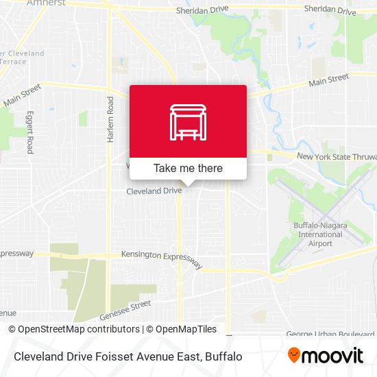 Mapa de Cleveland Drive Foisset Avenue East