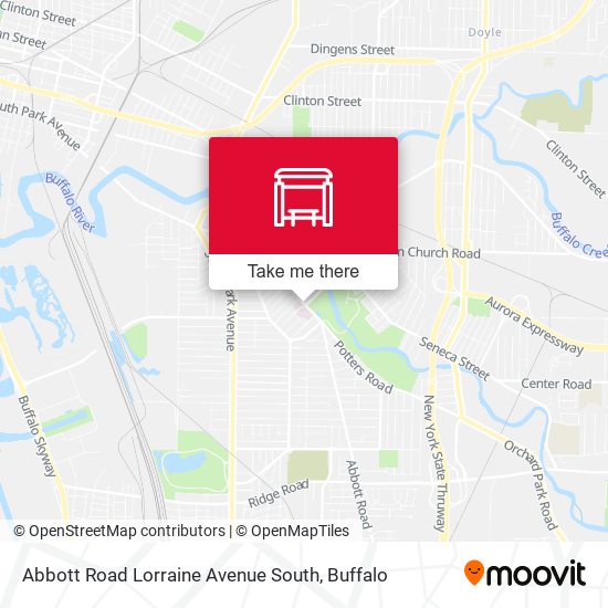 Abbott Road Lorraine Avenue South map