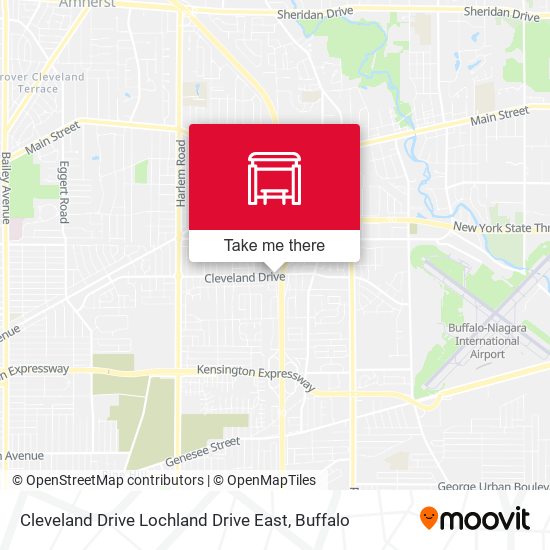 Mapa de Cleveland Drive Lochland Drive East