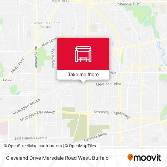 Cleveland Drive Marsdale Road West map