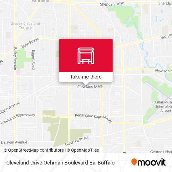 Mapa de Cleveland Drive Oehman Boulevard Ea
