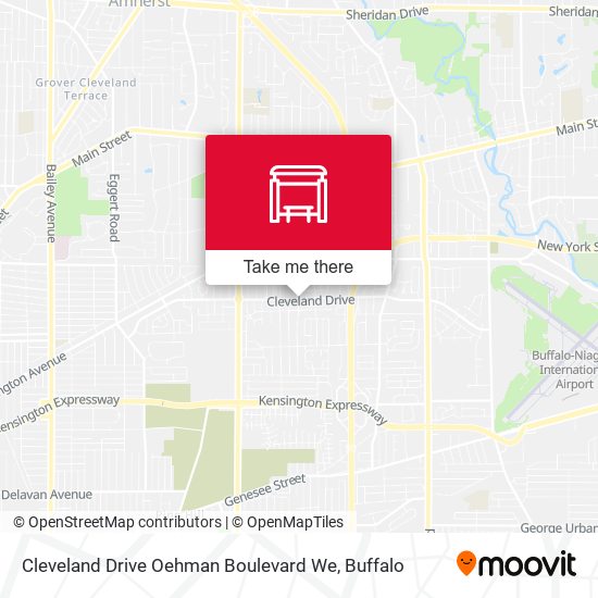 Mapa de Cleveland Drive Oehman Boulevard We
