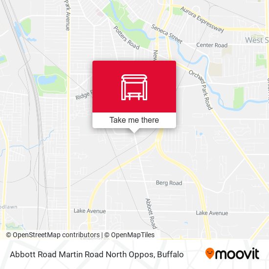 Mapa de Abbott Road Martin Road North Oppos