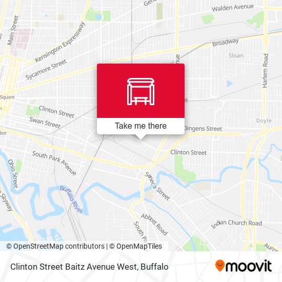 Clinton Street Baitz Avenue West map